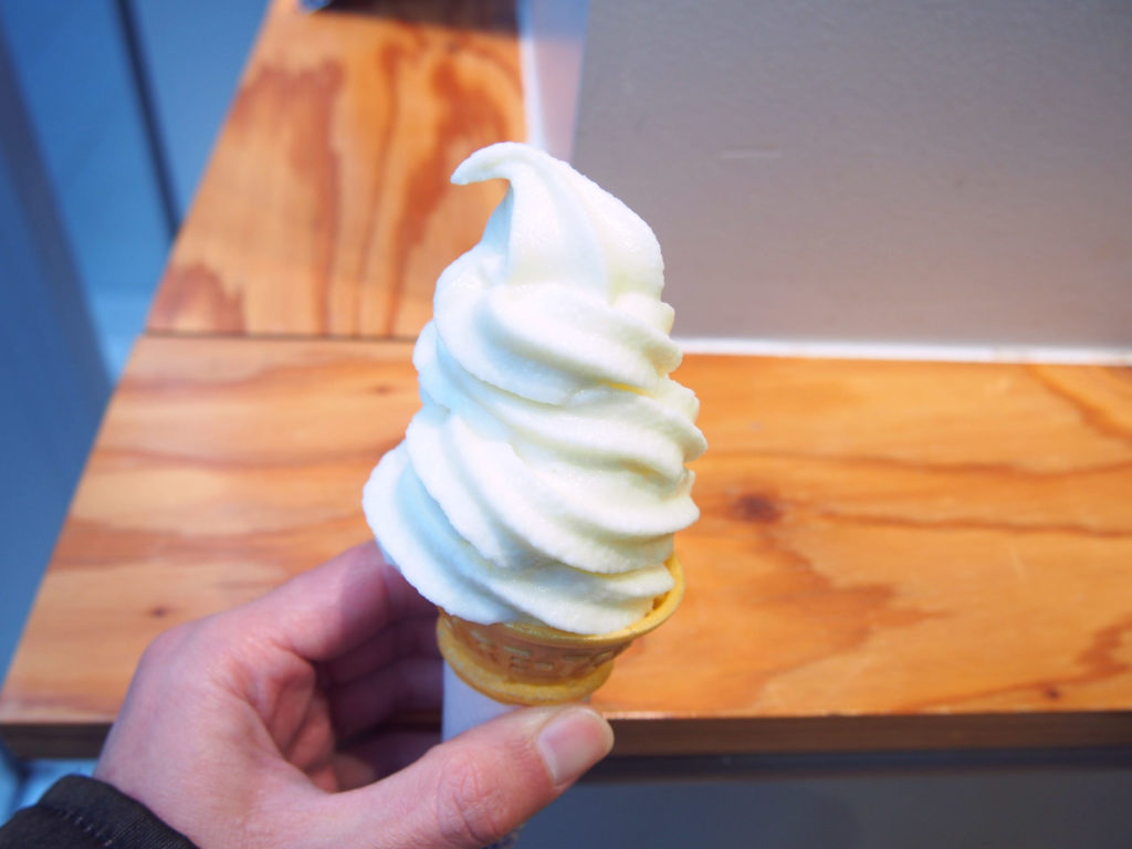北海道あすなろファーミングのソフトクリーム