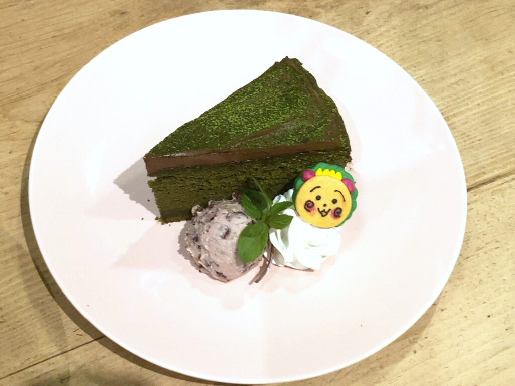 コジコジシークレットケーキ(抹茶ガトーショコラ)
