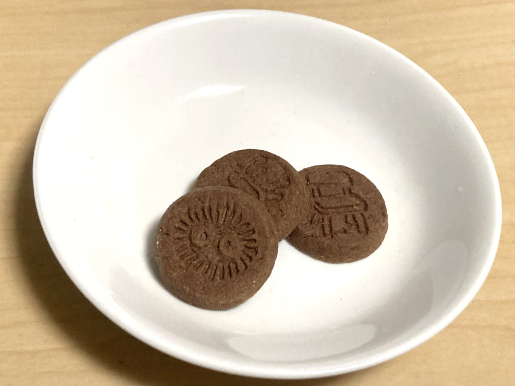 紋章クッキーのチョコクッキー