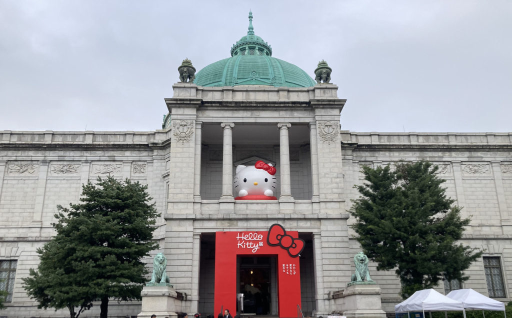 上野東京国立博物館のハローキティ展(50周年)