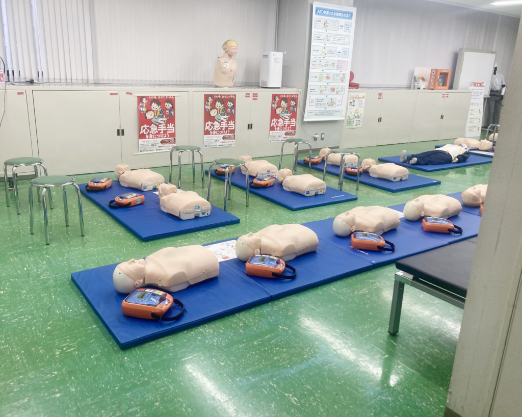 池袋防災館の救急コーナー