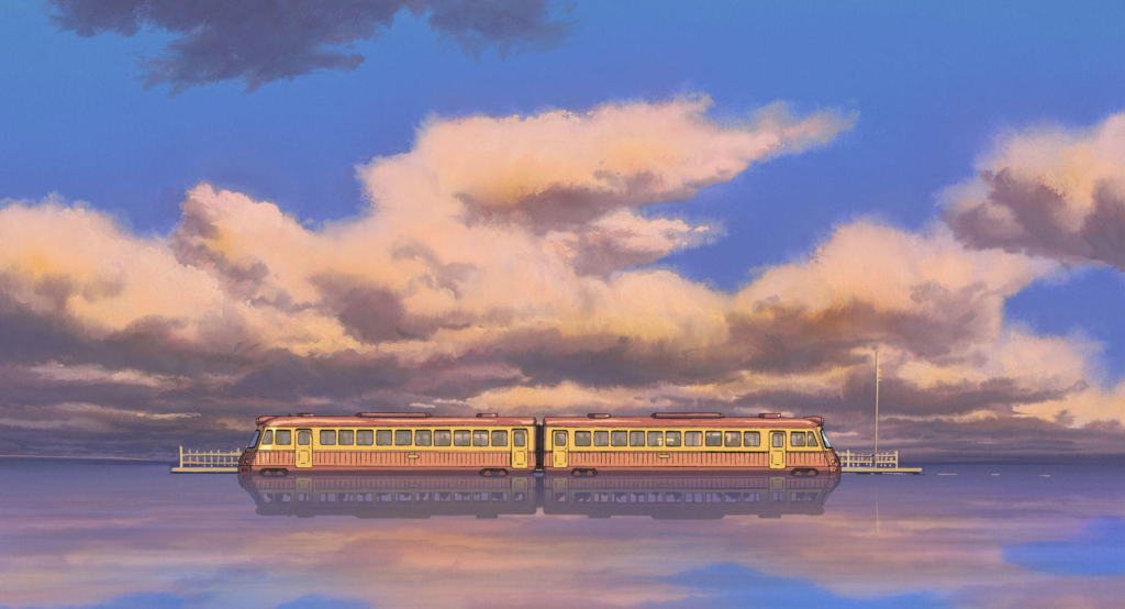 千と千尋の神隠しより海原電鉄の電車